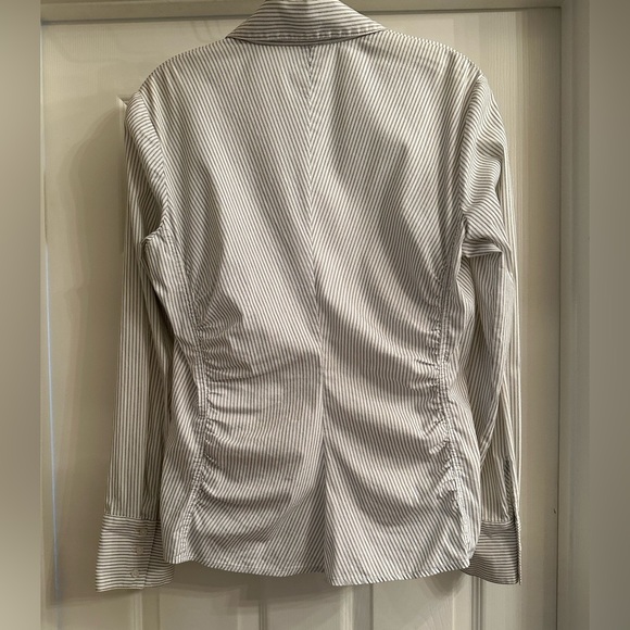 Express Design Studio Button Down w/Ruching - Picture 3 of 4